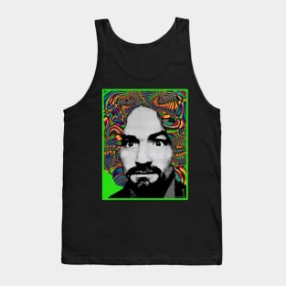 Charles Manson - Psychodelic (Charlie Don't Surf) Tank Top